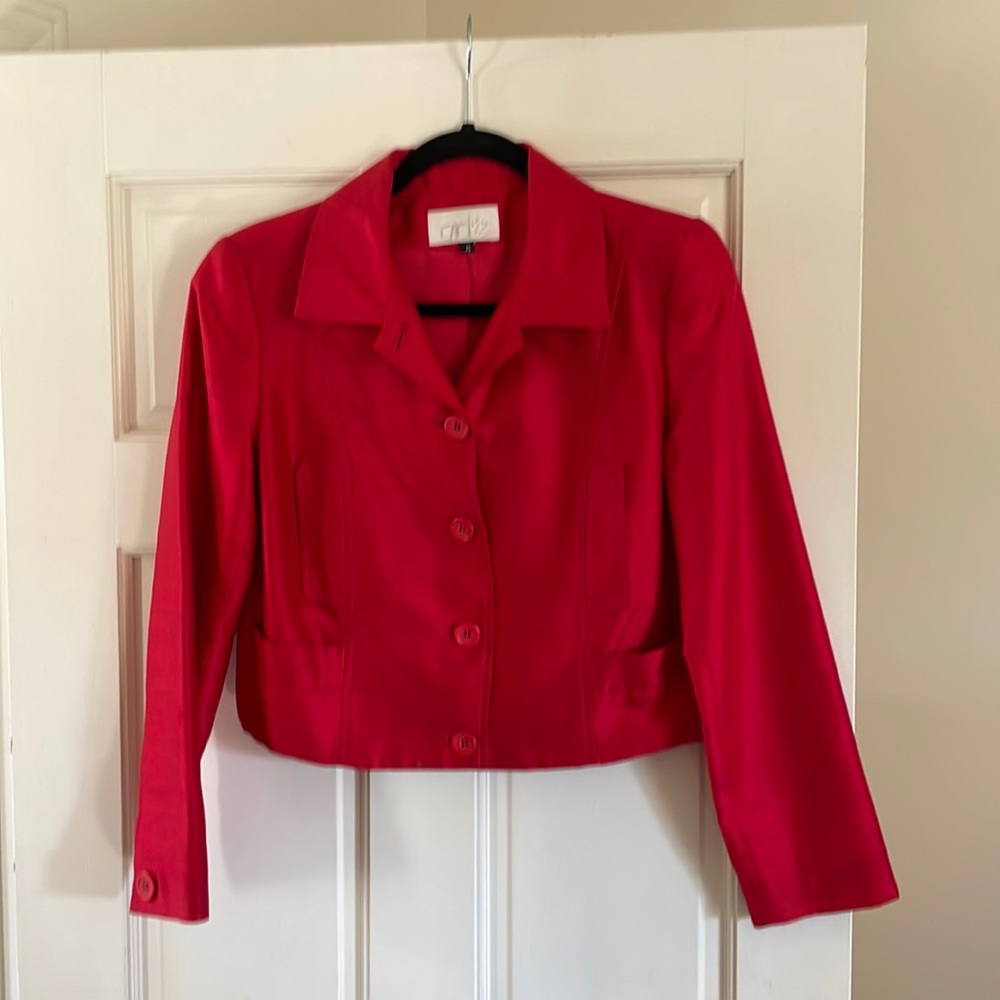 Cache festive short jacket, size 4